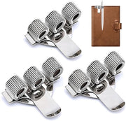 Pacchetto con 3 clip per penne, clip per penne metallica, clip per grembiule, clip per infermiere, clip per penne, clipboard per laptop da ufficio