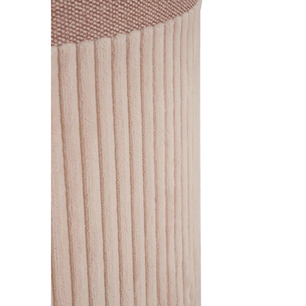 Set di 3 Pouf VKH769, Rosa, MDF, 40,5x40,5x49,5 cm