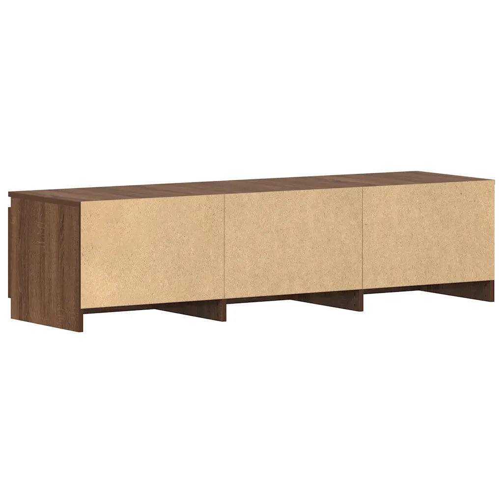 Mobile TV Rovere Marrone 140x40x35,5 cm in Legno Multistrato 815359
