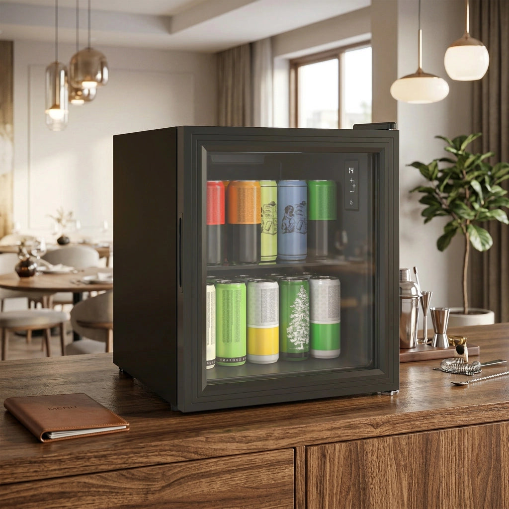 Frigo per Bevande 46L 59 Lattine ¨C zephmum ¨C Nero