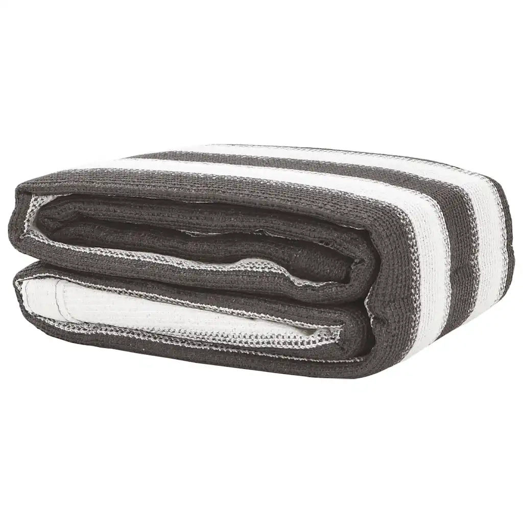 Tappeto da Tenda 250x500 cm Antracite e Bianco 310825