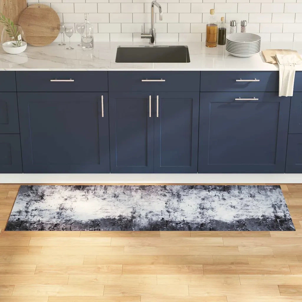 vidaXL Tappetino da Cucina Other Cemento Ruvido 60 x 180 cm Velluto