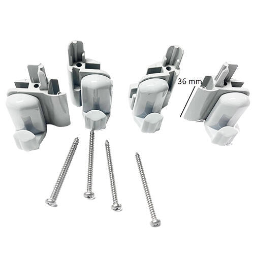 R800/33 - Ganci Inferiori Grigio 4 pz