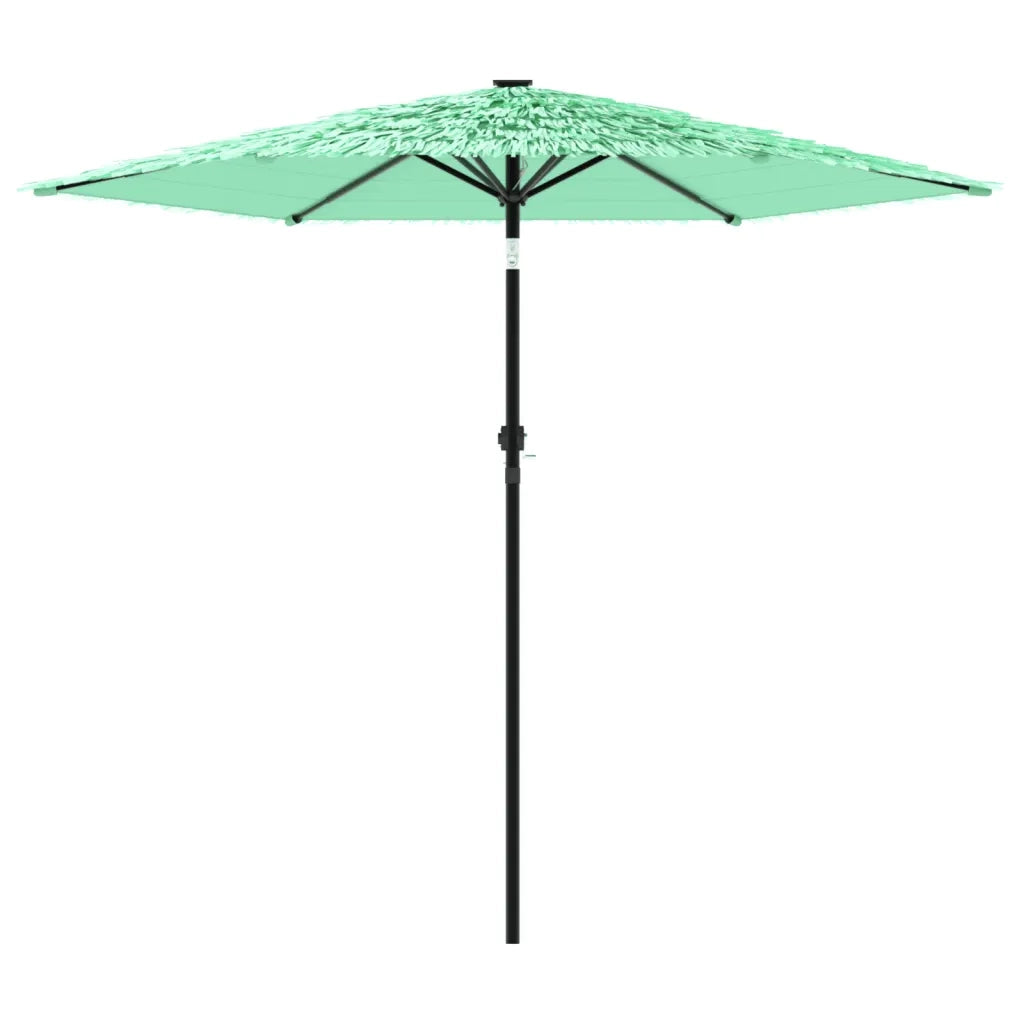 Ombrellone Giardino con Palo in Acciaio Verde 223x223x213 cm 4005099