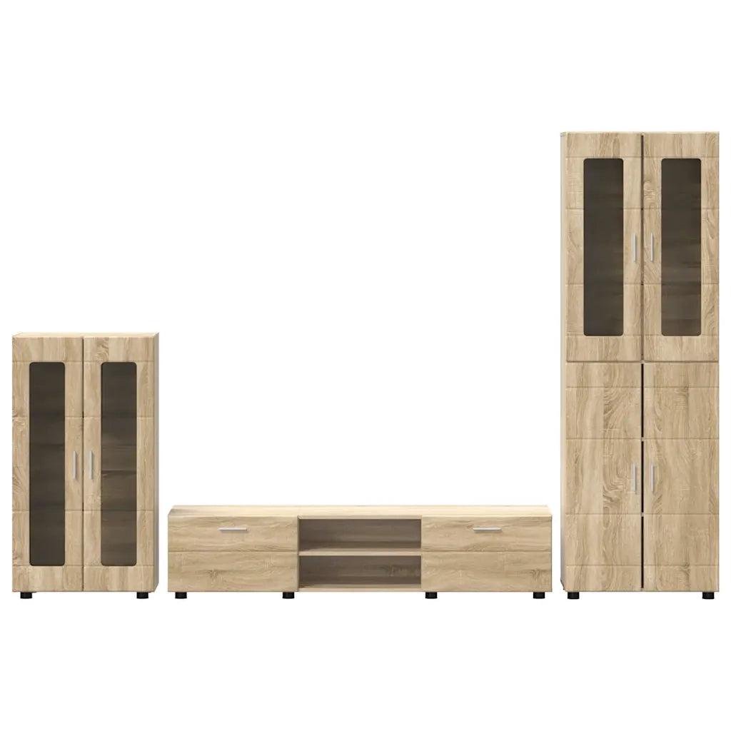 Set mobile TV FLORIN 3 pcs Rovere Sonoma Legno multistrato 3397976