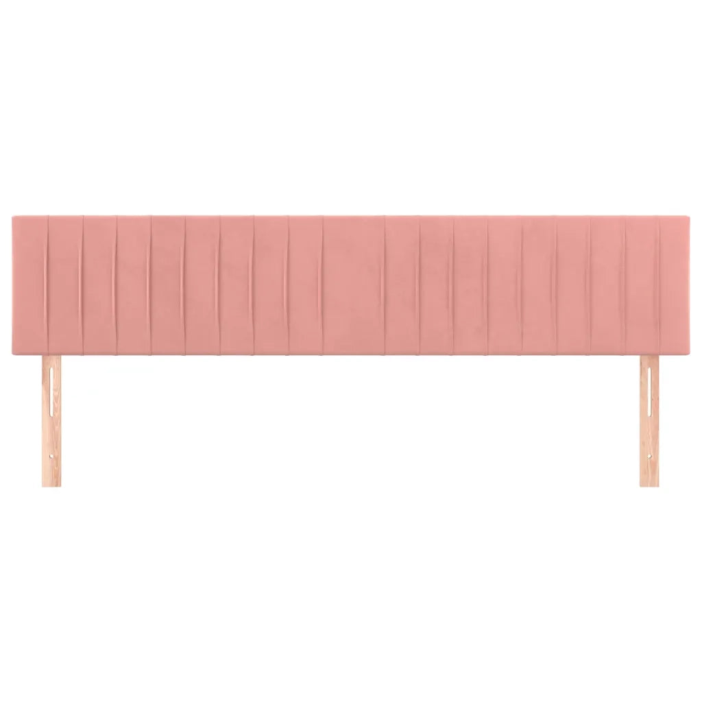 Testiere 2 pz Rosa 100x5x78/88 cm in Velluto