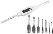 Set di attrezzi a vite M3-M12 - 7 pezzi per tappature precise - Adatto per lavorazione metallica - Strumento di precisione - Per uso professionale ...
