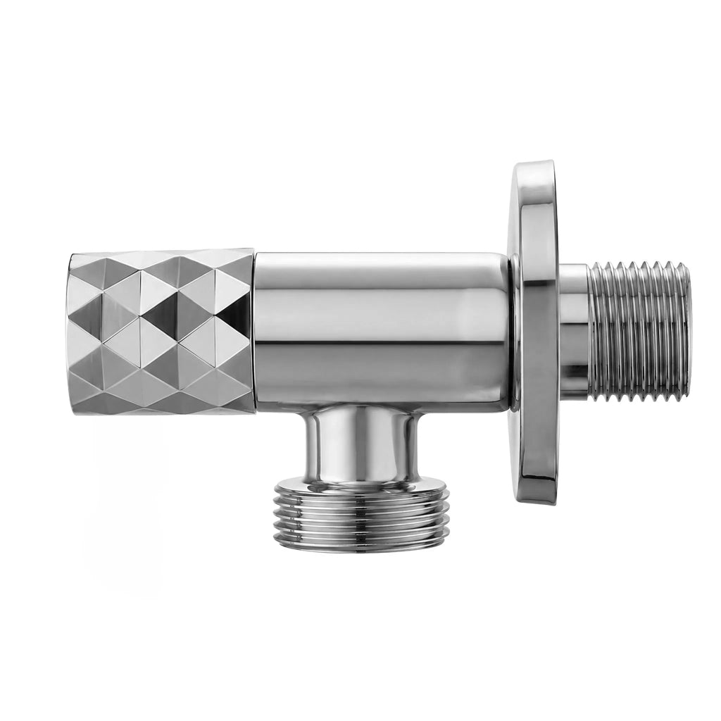 Valvola Ad Angolo Diamond 03 1/2" X 3/4" Chrome
