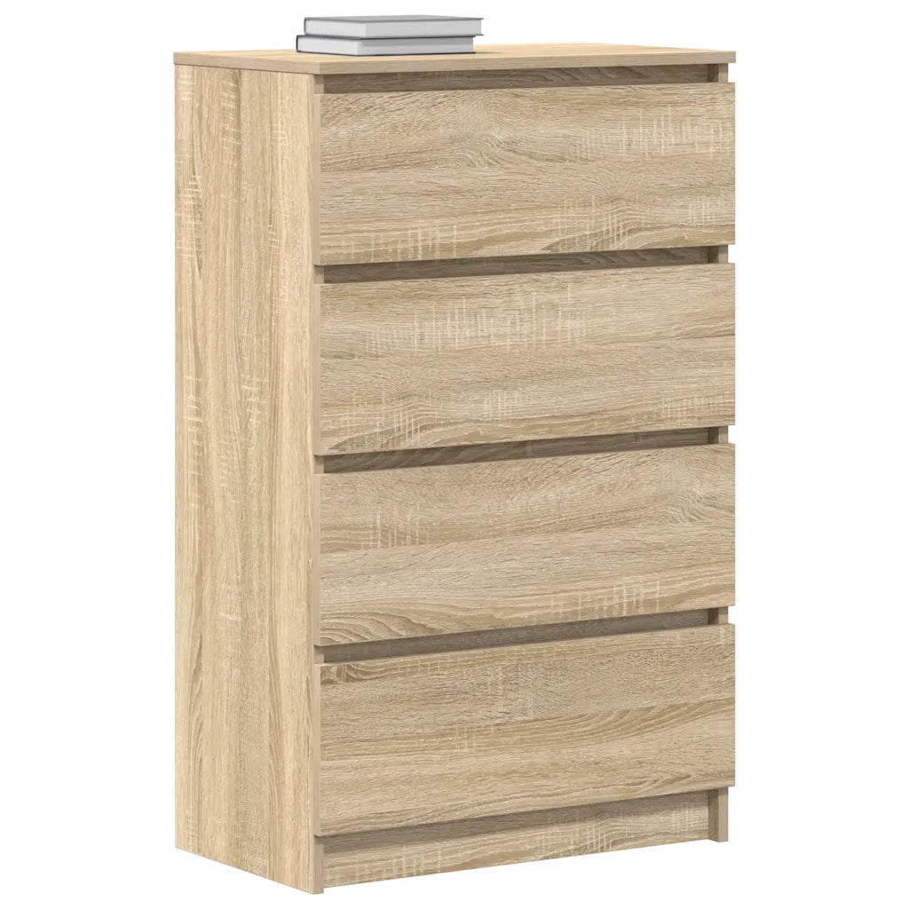 Credenza Rovere Sonoma 60x35x98,5 cm in Legno Multistrato cod mxl 12504