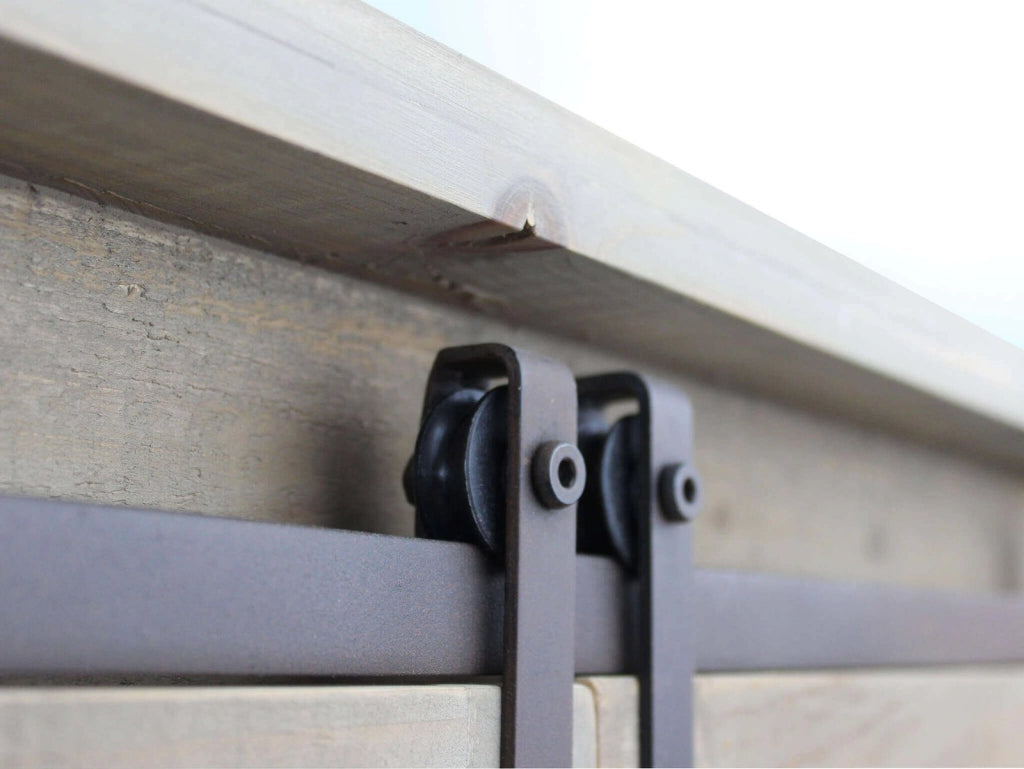 Madia per soggiorno Industrial in Acciaio Legno cm 142x41x76 - SHERLOCK