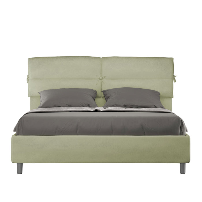 Letto Matrimoniale 160x190 cm Senza Rete Nandy Tè verde