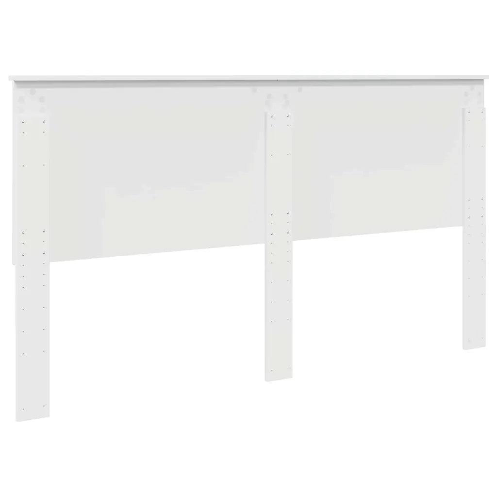 Testiera-Testata-Testiera Decorativa Bianco Lucido 200 cm Legno multistrato 666216