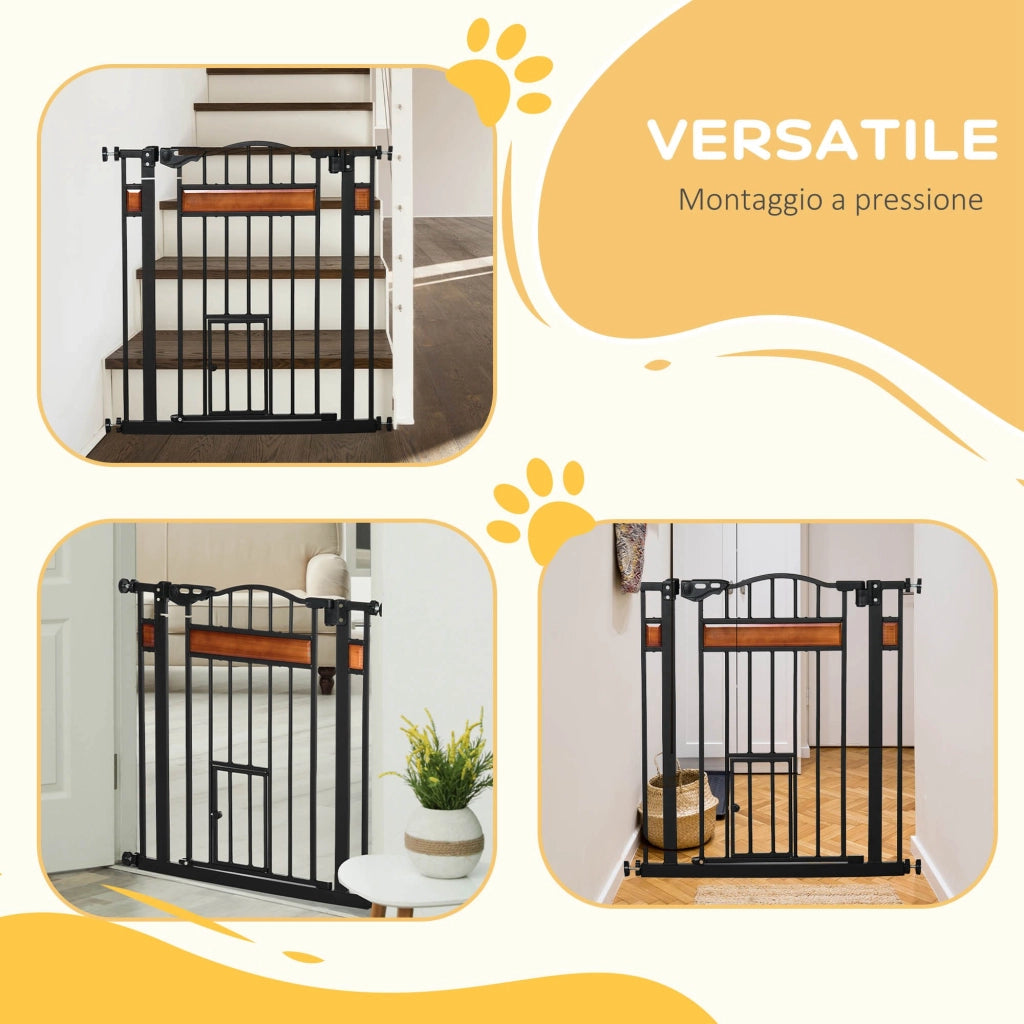 Cancellino Porta per Cani ¨C zephmum ¨C Nero, 74-80 cm