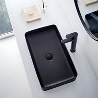 Lavabo Da Appoggio Denis Black Mat