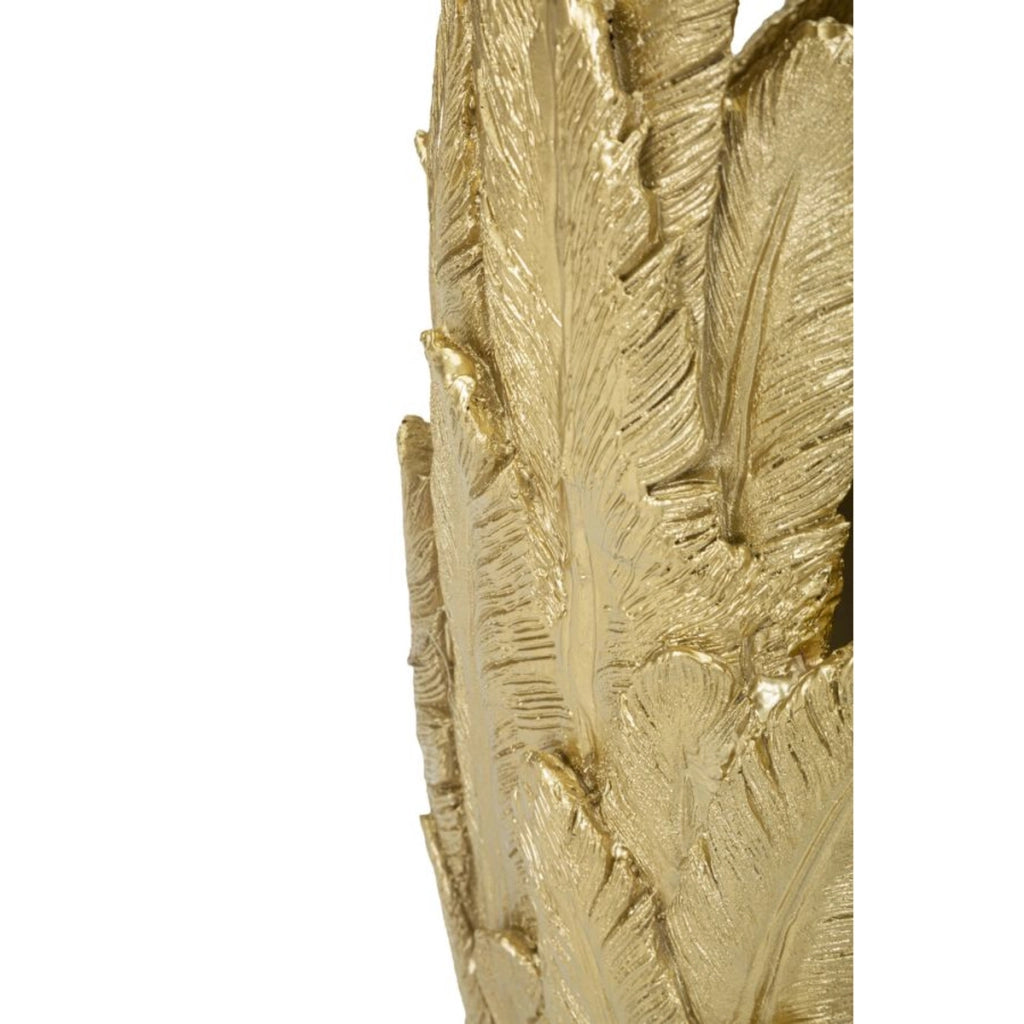 Vaso Decorativo VKH653, Oro, Poliresina, 32x34x80 cm