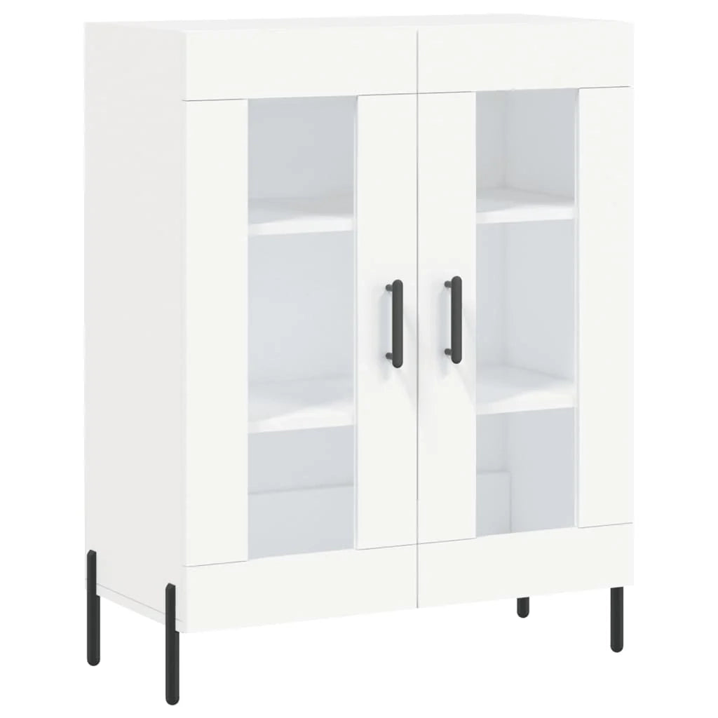 Buffet credenza cassettiera armadio mobile contenitore organizer cucina soggiorno salotto alto 69,5 x 34 x 180 cm legno ingegnerizzato bianco 02_0032637