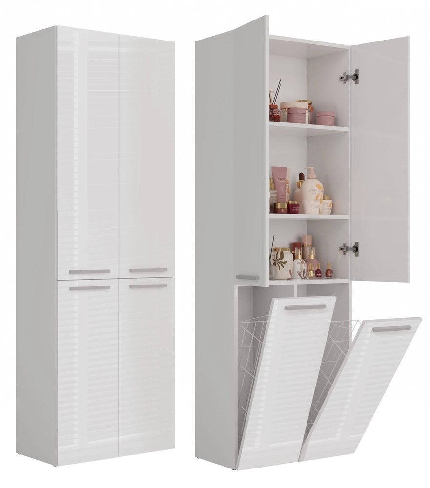 Colonna bagno NEL 2k/DD bianco lucido