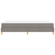 vidaXL Letto a molle Tortora e Marrone 140 x 190 cm