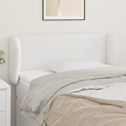 Testiera ad Orecchio Bianca 83x23x78/88 cm in Similpelle 3116937