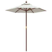 Ombrellone da giardino con palo in legno 196 x 231 cm colore sabbia 02_0008352