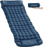 Matrimoniale slaper 10 cm donkerblauw per campeggio - comfort aggiunto