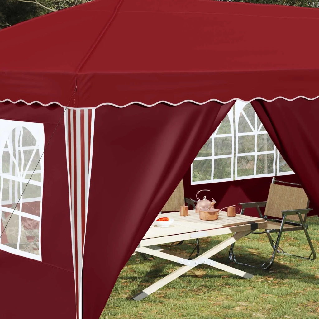 Tenda per feste a pop-up 575 x 288 x 245 cm Borgogna 42019807