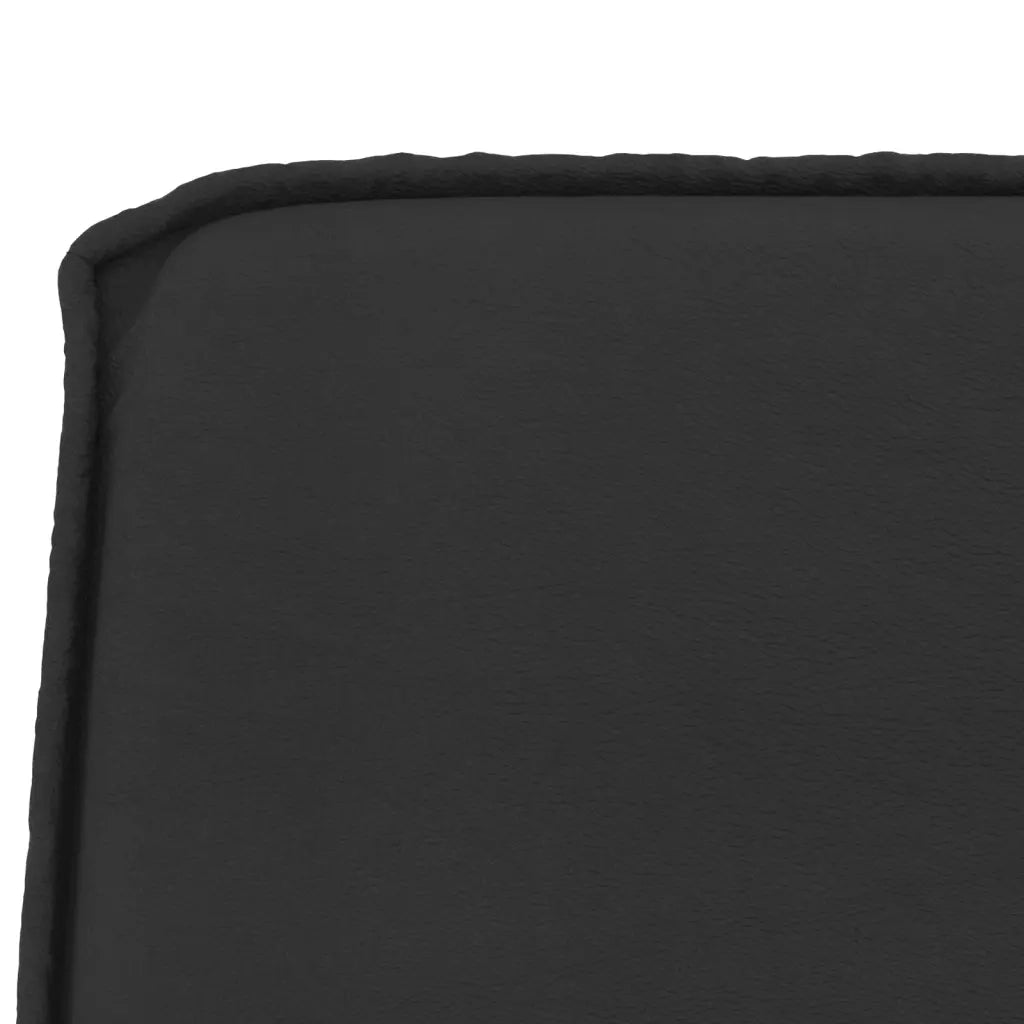 Panca Nera 100x75x76 cm in Similpelle 351336