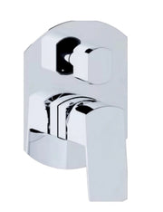 Miscelatore Doccia Incasso con Deviatore Cromato Design Minimal – Cartuccia Ø35 mm
