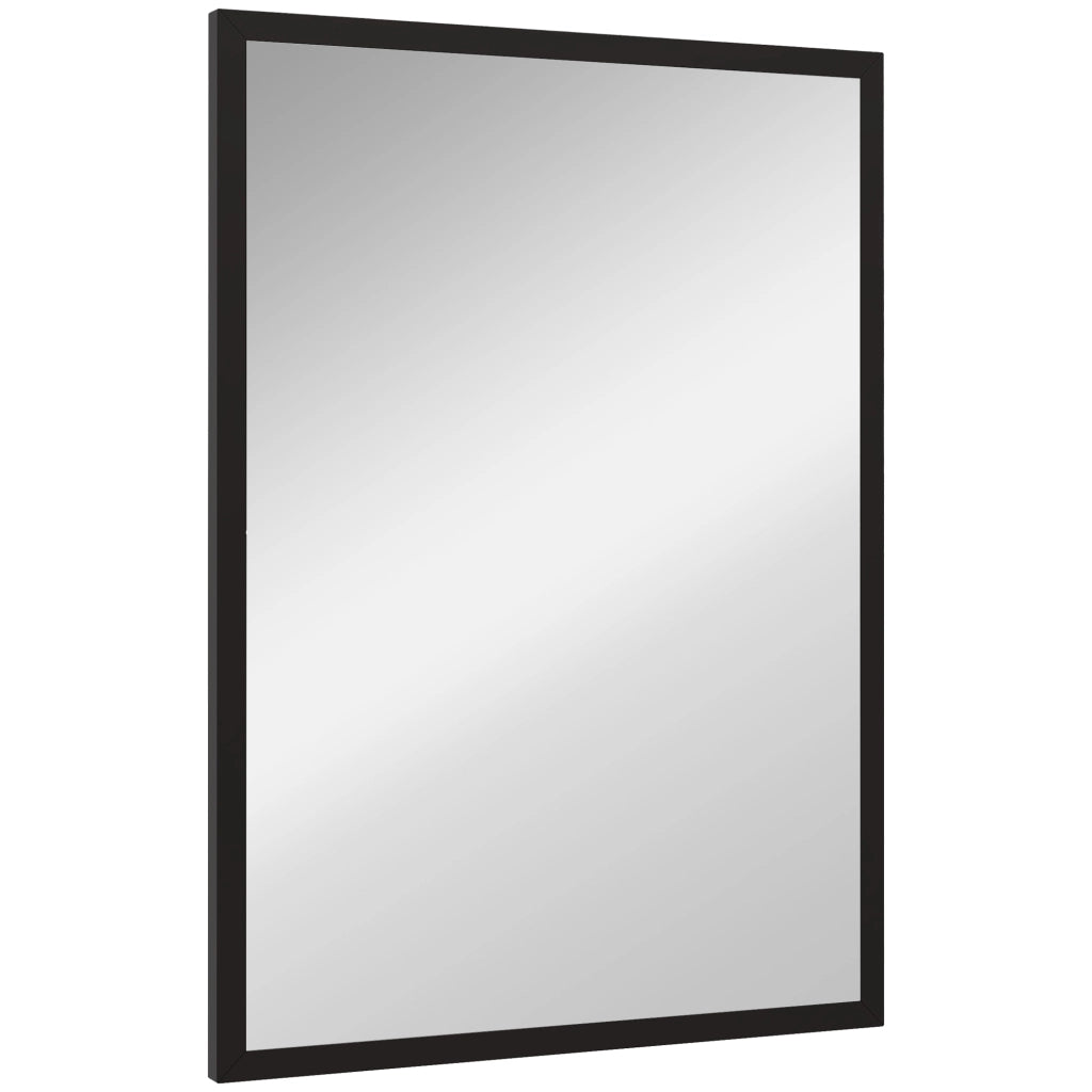 Specchio da Bagno Rettangolare Parete Decorativo ¨C Minimal ¨C Nero 50x70 cm