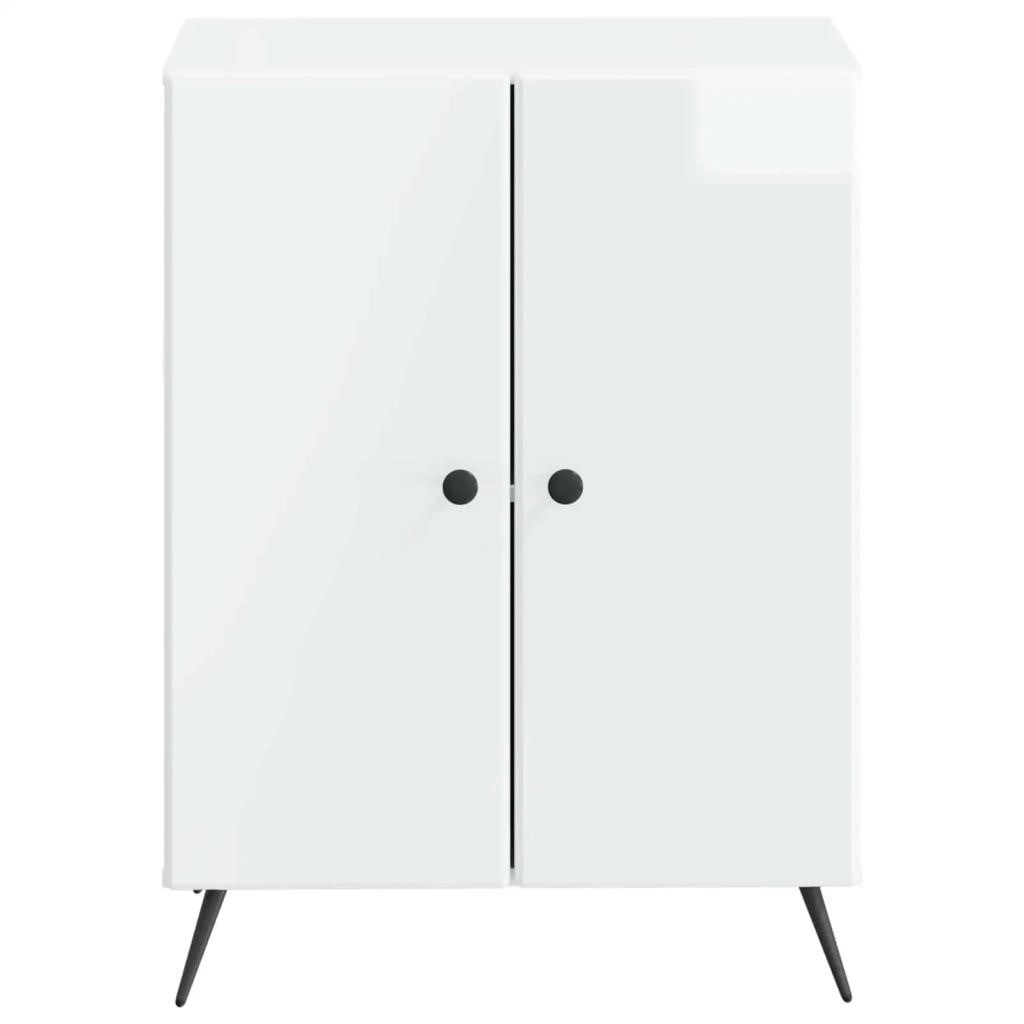 Mobiletto da Bagno BREDA Bianco Lucido 59,5 x 31 x 80 cm 897499