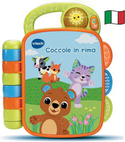 VTech Coccole in Rima, Libro Sensoriale Interattivo per Neonati con Filastrocche e Suoni di Animali, Libro per Bambini c