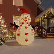 Pupazzo di neve gonfiabile con LED 300 cm 345376
