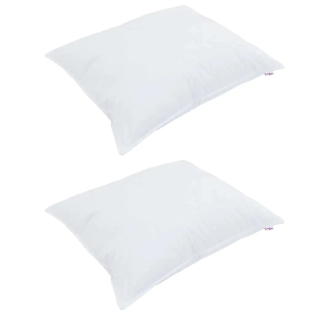 Cuscino con cuscino 2 pz Bianco 60 x 80 cm Cotone CFW7246405