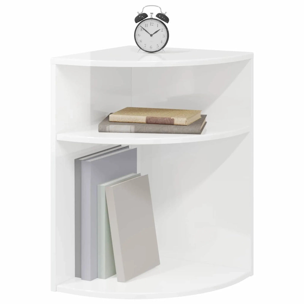 Tavolino Bianco Lucido 39,7 x 39,7 x 60 cm Legno ingegnerizzato 891134