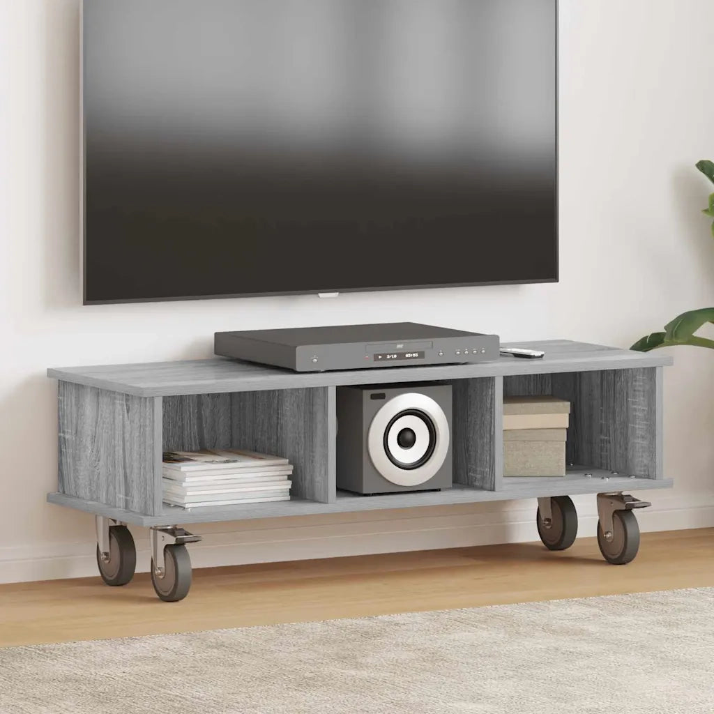 Supporto TV 100 x 35 x 35 cm Grigio Sonoma Legno ingegnerizzato 891037