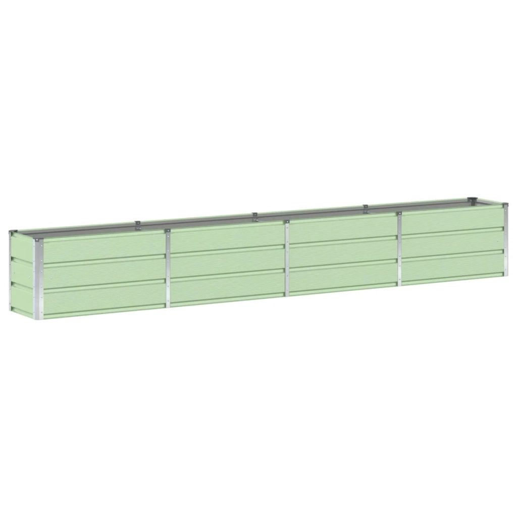 Fioriera Verde 320 x 40 x 45 cm Acciaio