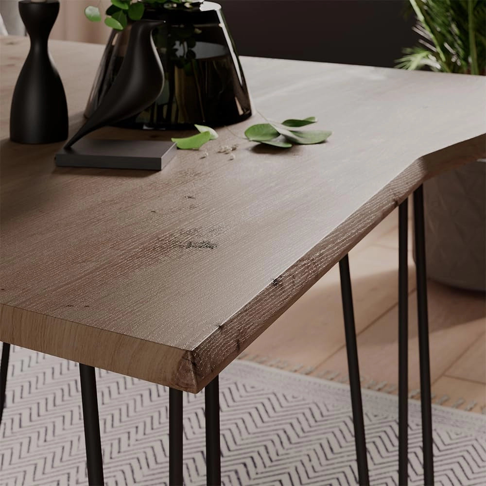 Tavolino da caffè Yan, Artigiano, 80 x 80 cm, da utilizzare come superficie d'appoggio e tavolo centrale nel soggiorno