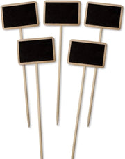 6 x tavoliere in legno classico per piante, set da 6 pezzi, 25 cm.