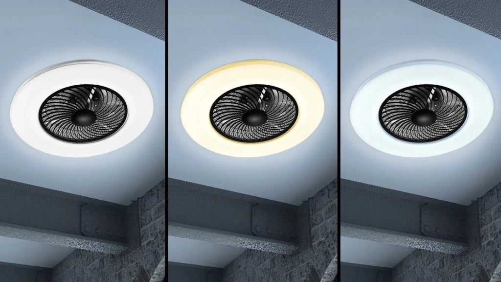 Lampada Con Ventilatore App1552-c Black