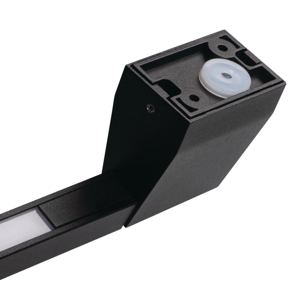 Applique esterna lineare nera 120cm LED 11W 4000K IP54