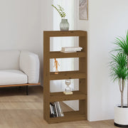 Libreria/Divisorio Ambra 60x30x135,5cm Legno Massello di Pino 808171