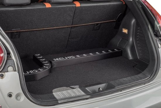 Organizzatore di cassetto del bagagliaio, compatto (60 cm), sistema di stoccaggio multifunzionale per il bagagliaio per un ottimale utilizzo dello spazio di stoccaggio