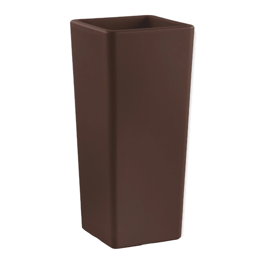 VASO FIORIERA QUADRATO IN PLS ALTO 85 CM VARI COLORI cache-pot "CLOU" Veca Color: BRONZO