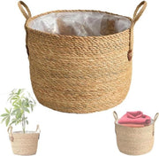 Bacchetta per piante - moderna e pratica - 1 pezzo - naturale - rattan - diametro (S)