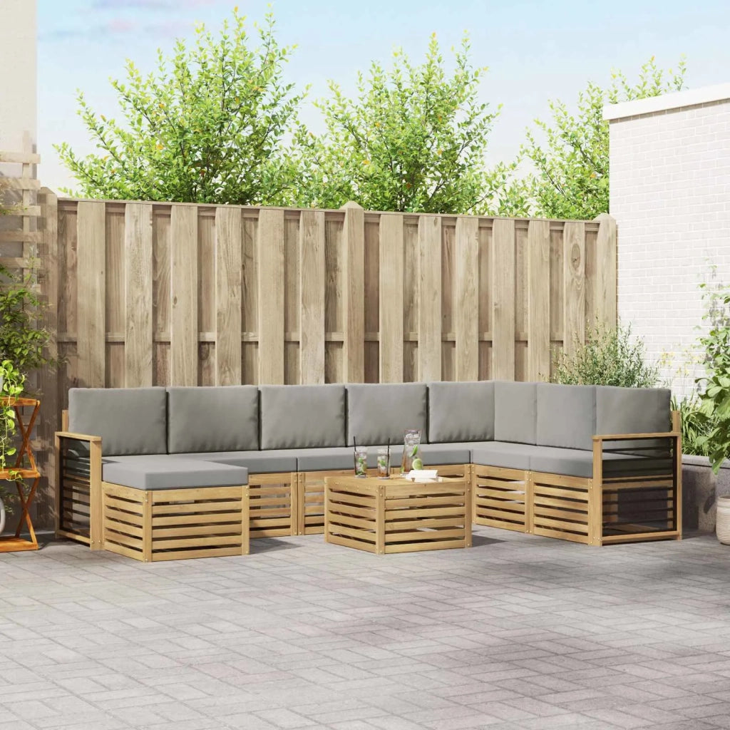 Set divani Legno di Acacia Massello 3392366