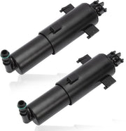 Fari anteriori getto di pulizia 2 pezzi - Per 3 serie E90/E91/E92/E93 - Plastica - Numero di riferimento OE 61677179311 - Sinistro/Destro - Qualità nuova e non utilizzata - Gettini di pulizia fari anteriori