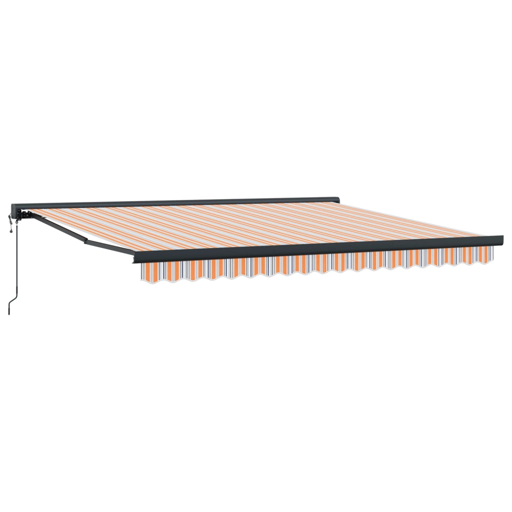 Tenda Retrattile Automatica a Strisce Multicolore 400x300 cm