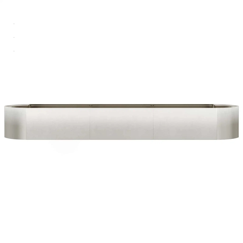 Letto rialzato da giardino Acciaio Inox 300 x 40 x 40 cm 8011730