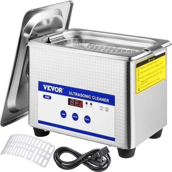 Pulitore Ultrasonico - Apparecchio di Pulizia Ultrasonica - Pulitore Ultrasonico - Ultrasonico - Pulitore Ultrasonico per Occhiali - Pulitore per Occhiali - Pulitore Ultrasonico per Pedicure
