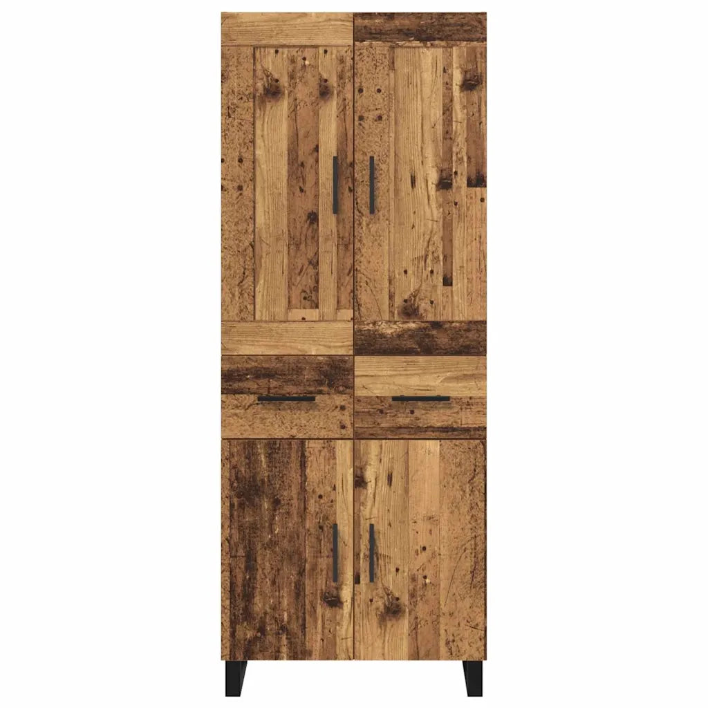 Credenza-Buffet-Armadio da cucina Legno vecchio 69,5 x 34 x 180 cm Legno multistrato 188275